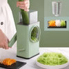 SliceMaster Rotary Stainless Steel Vegetable Cutter – 3-in-1 Manual Kitchen Slicer & Grateri