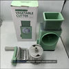 SliceMaster Rotary Stainless Steel Vegetable Cutter – 3-in-1 Manual Kitchen Slicer & Grateri